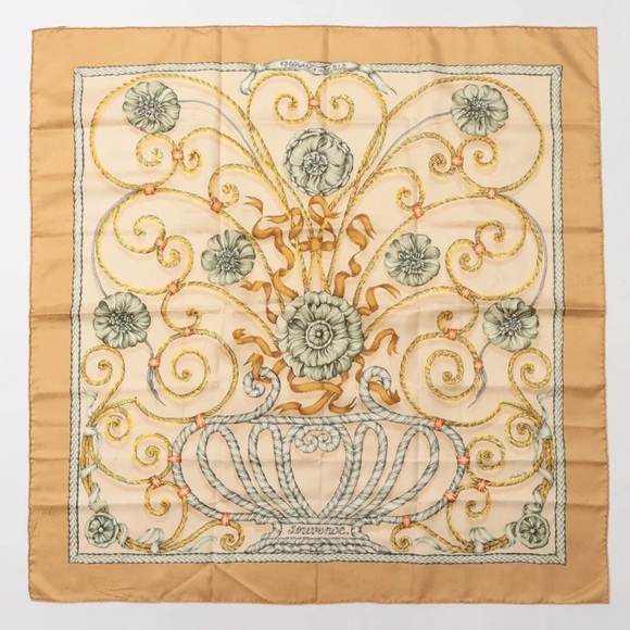 Hermes Carre 90 Jouvence Youth Silk Scarf